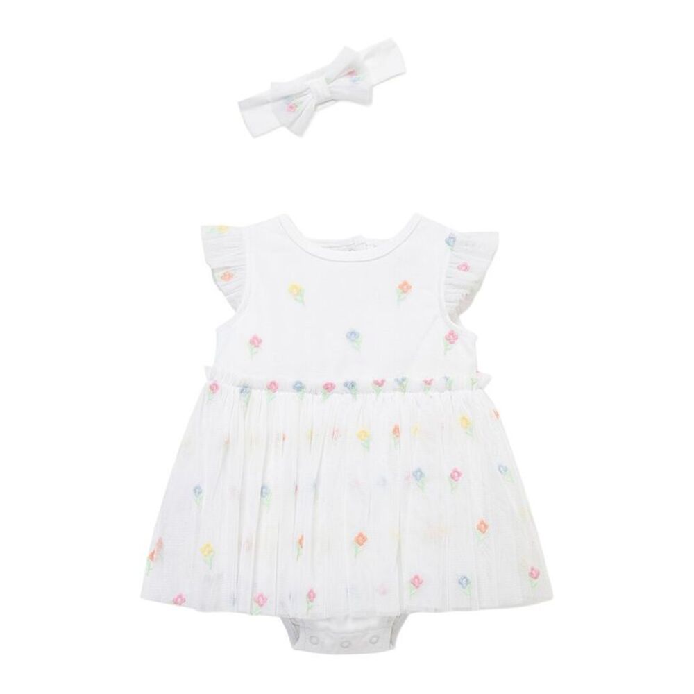 Little Me Sweet Floral Popover Headband